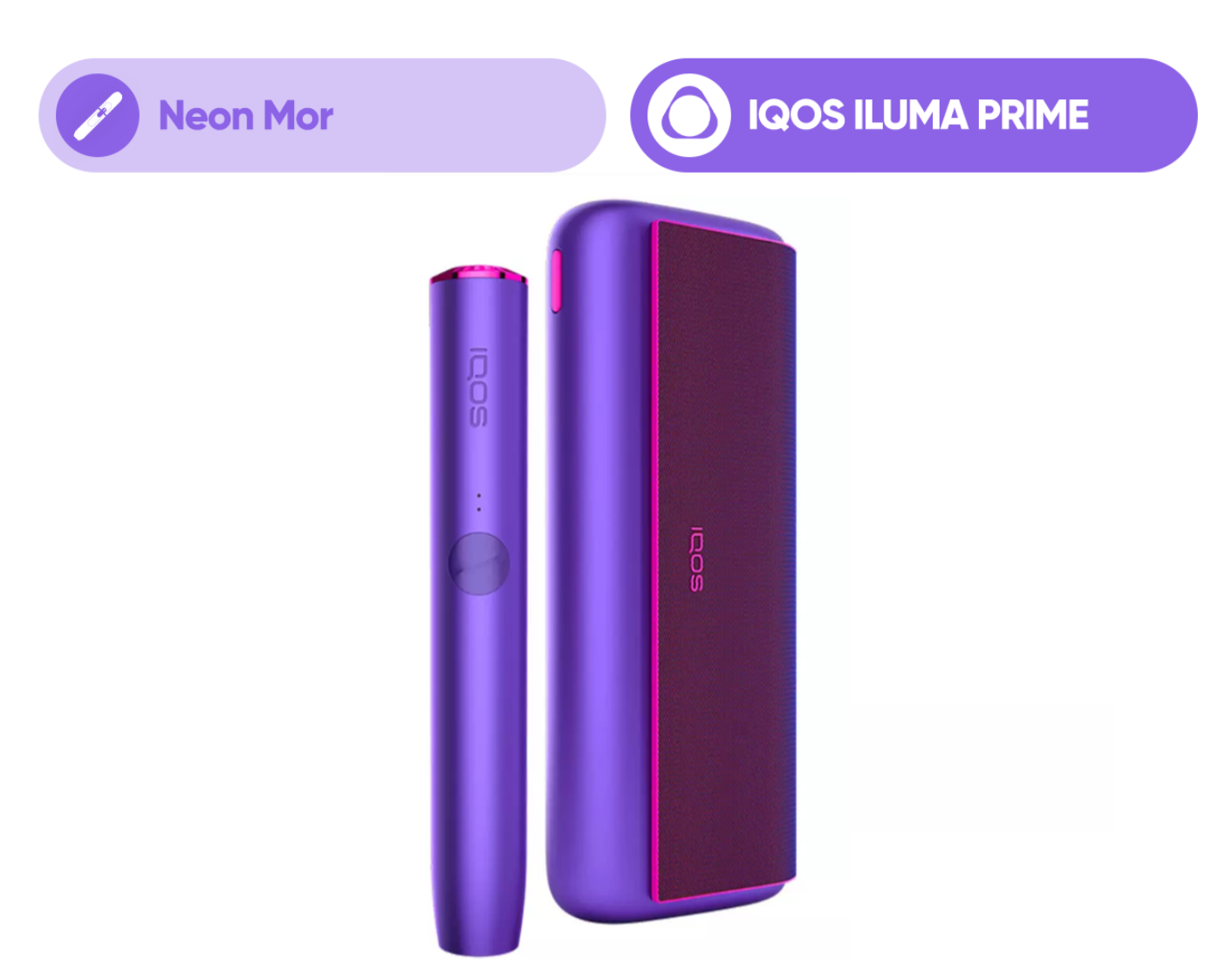 IQOS ILUMA Prime Neon Mor