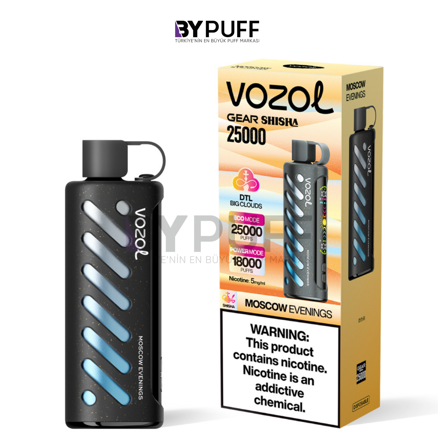 Vozol Gear Shisha 25000 Moscow Evenings