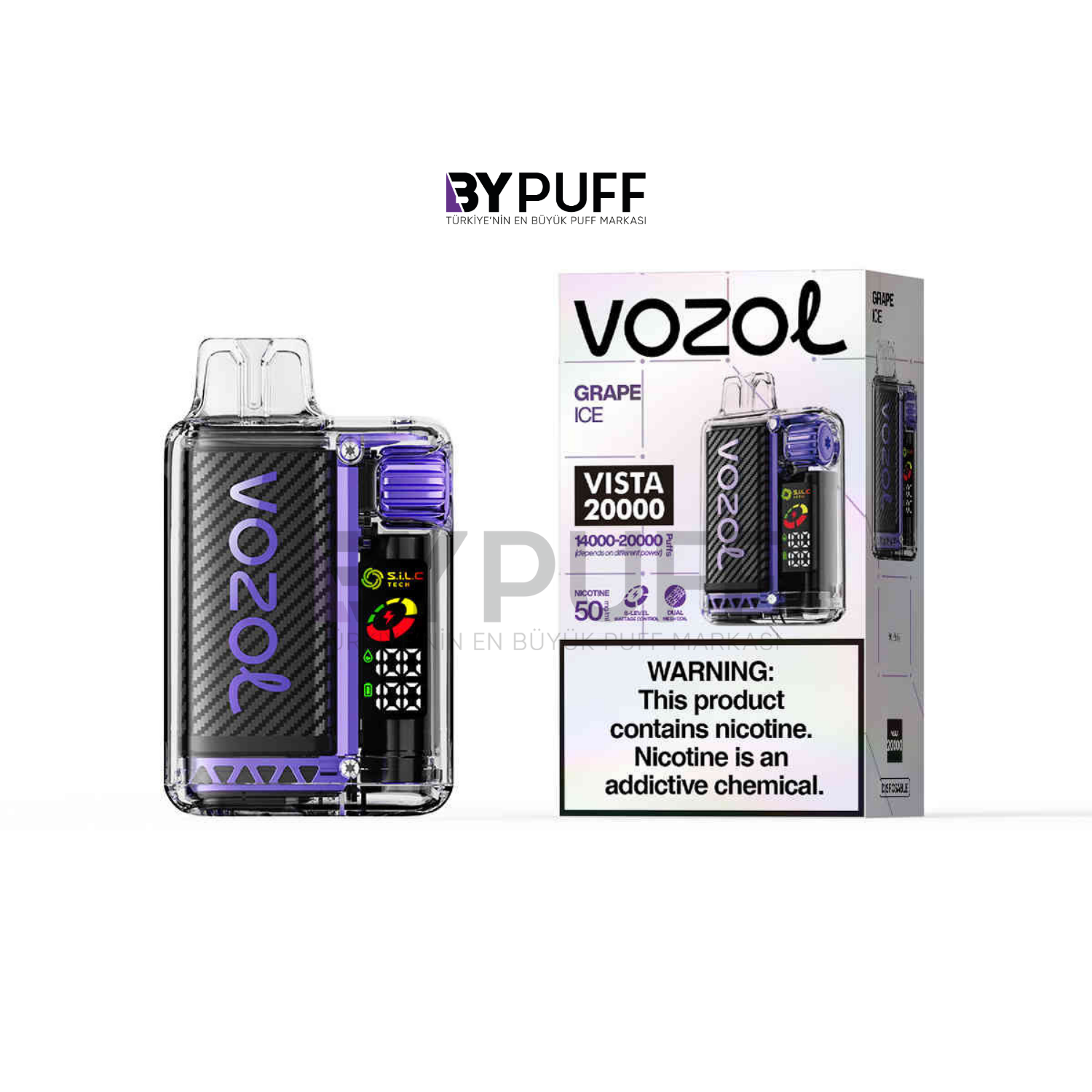 Vozol Vista 20000 Grape Ice