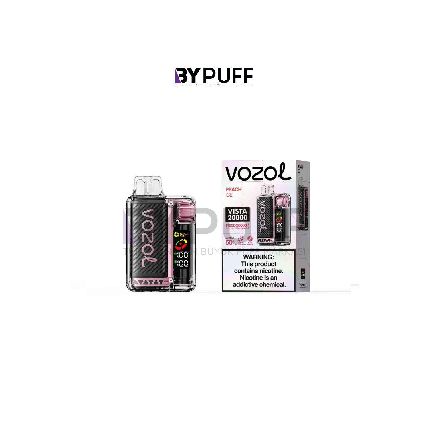 Vozol Vista 20000 Peach Ice