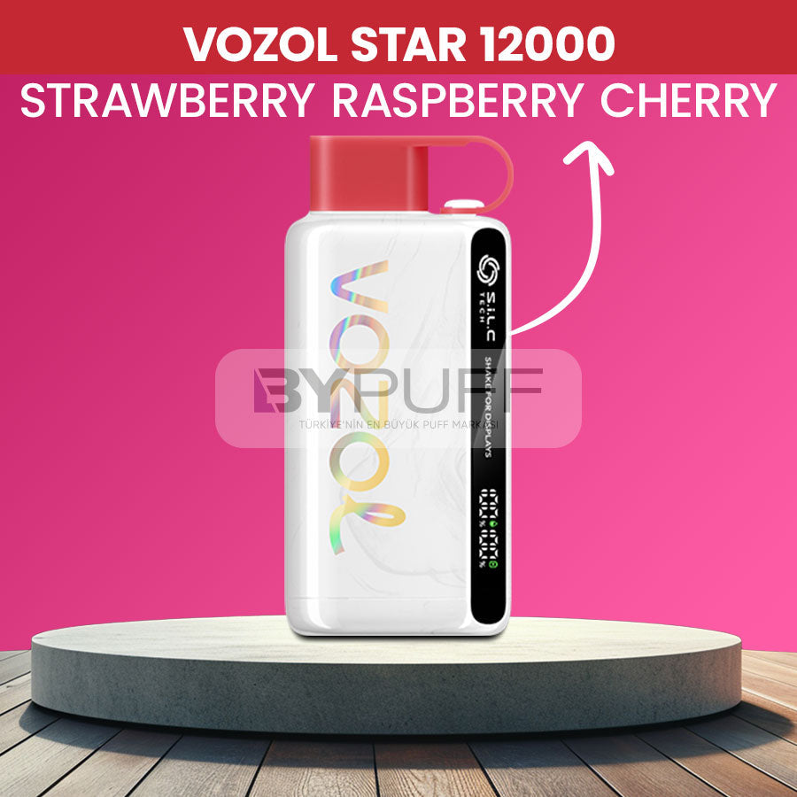 Vozol 12000 Strawberry Raspberry Cherry