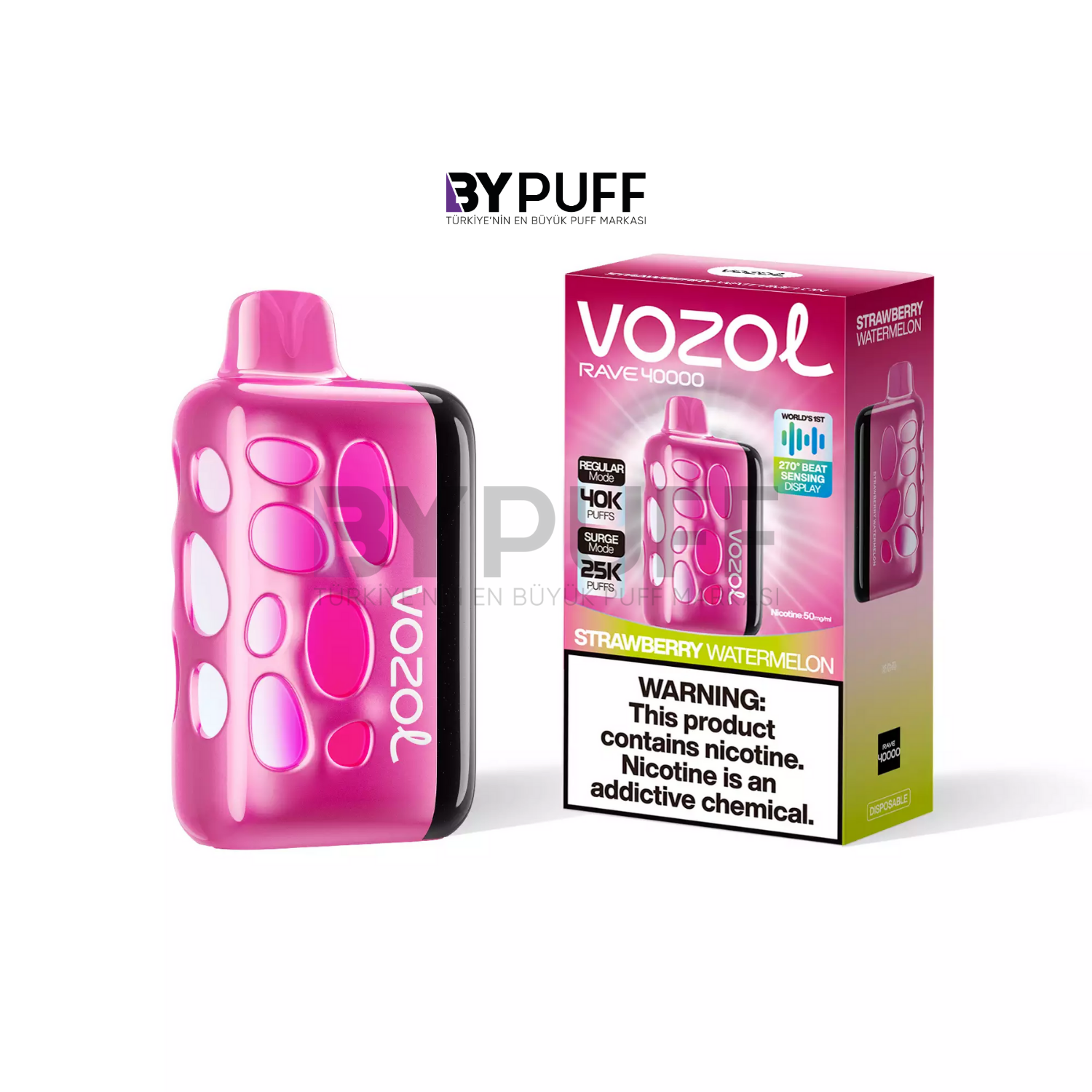 Vozol Rave 40000 Strawberry Watermelon