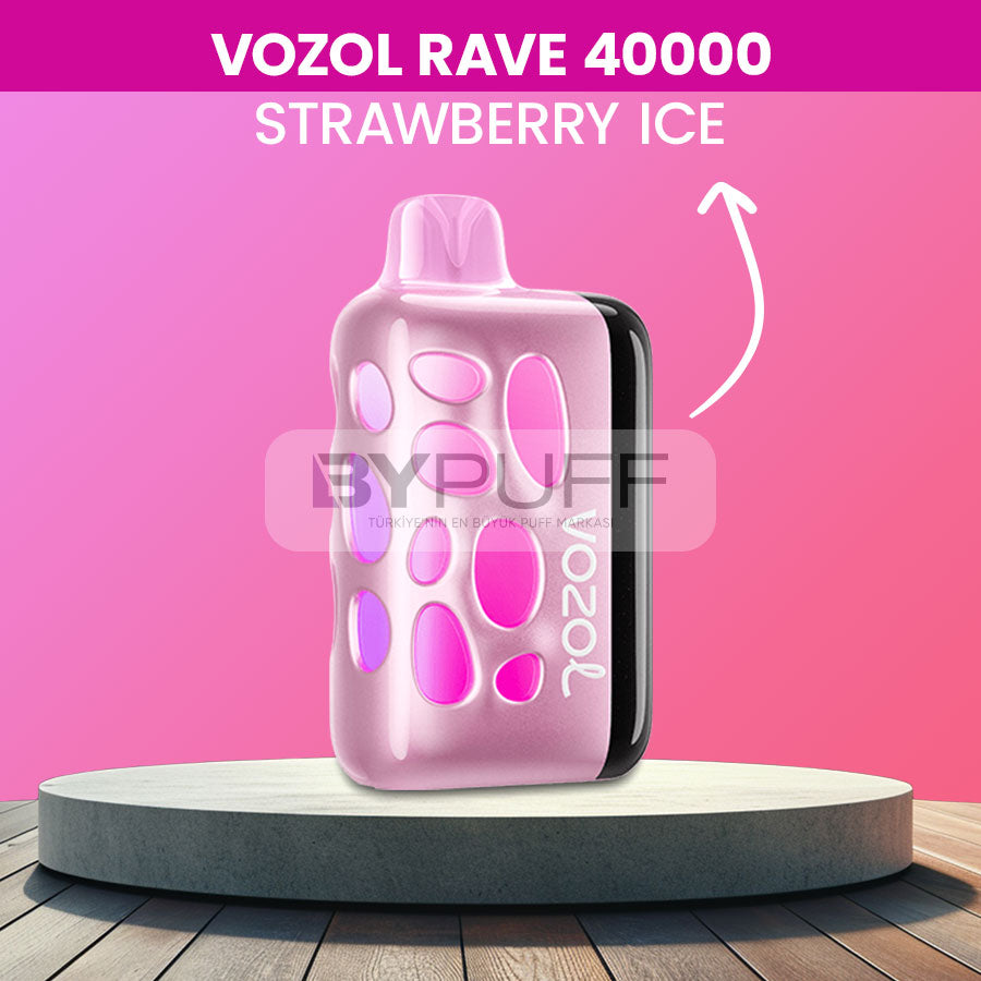 Vozol Rave 40000 Strawberry Ice