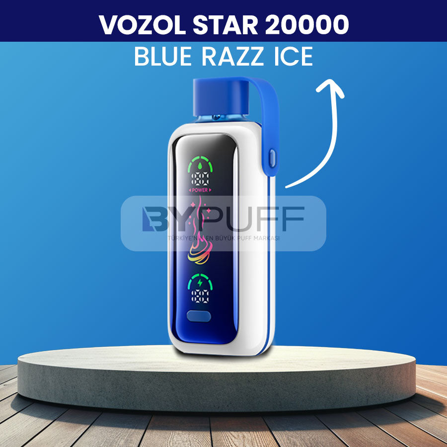Vozol Star 20000 Blue Razz Ice