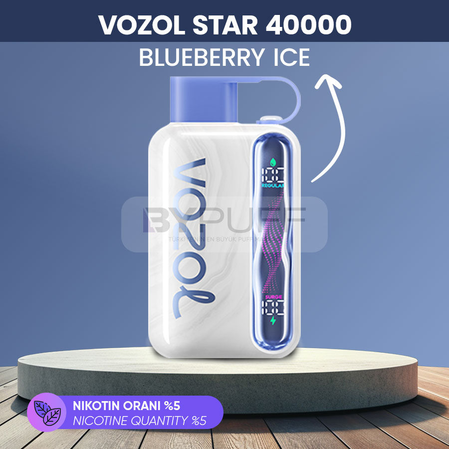 Vozol Star 40000 Blueberry Ice