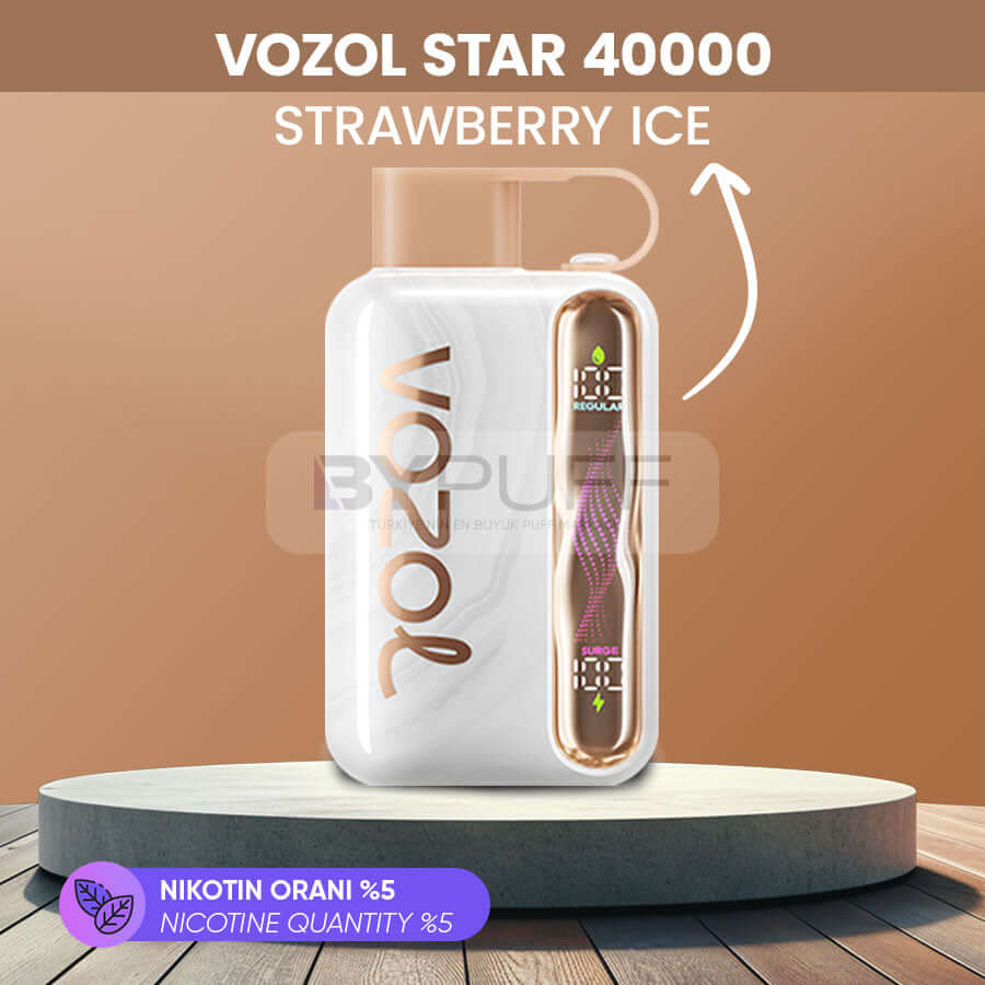 Vozol Star 40000 Strawberry Ice