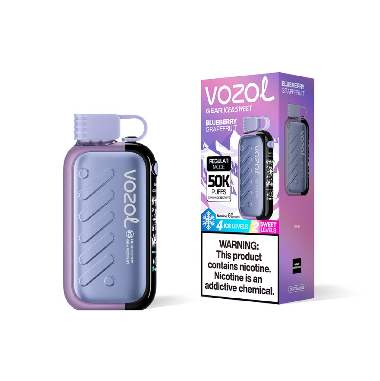 Vozol 50000 Blueberry Grapefruit
